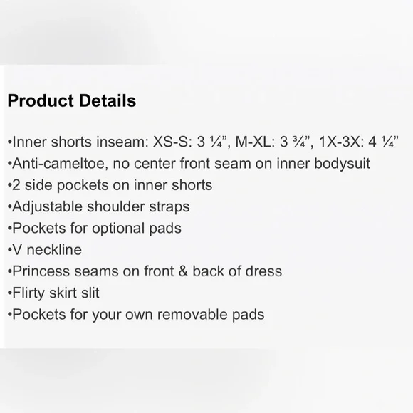 NWT! Blogilates Women's Romance Run Dress Black Size Medium NEW! - Picture 5 of 6